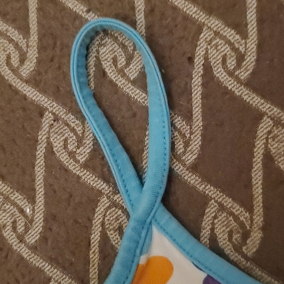 Multi colour Girls Heart Tank Top - Picture 3 of 3